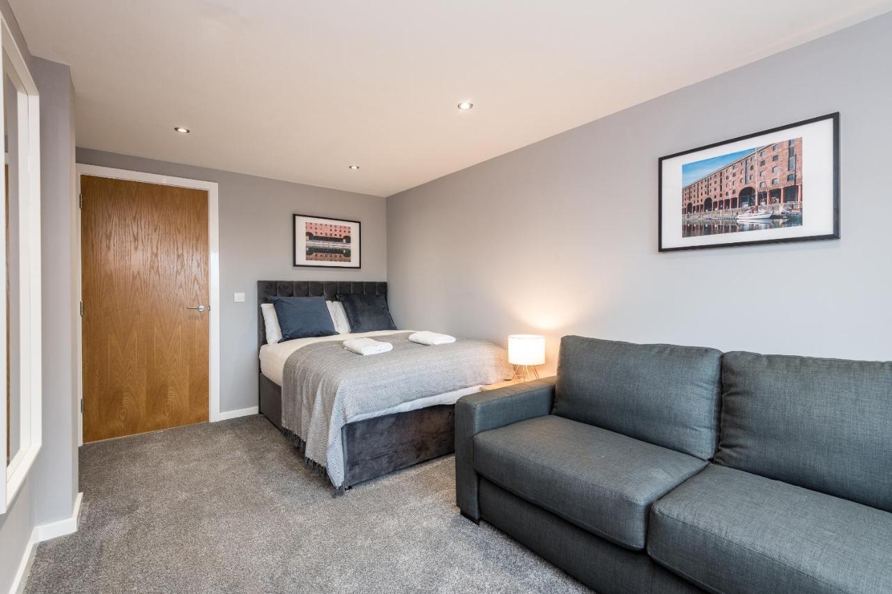 Host Apartments - Contemporary 3 Bed Apt With Balcony - Perfect For Long Stays Liverpool Exteriör bild