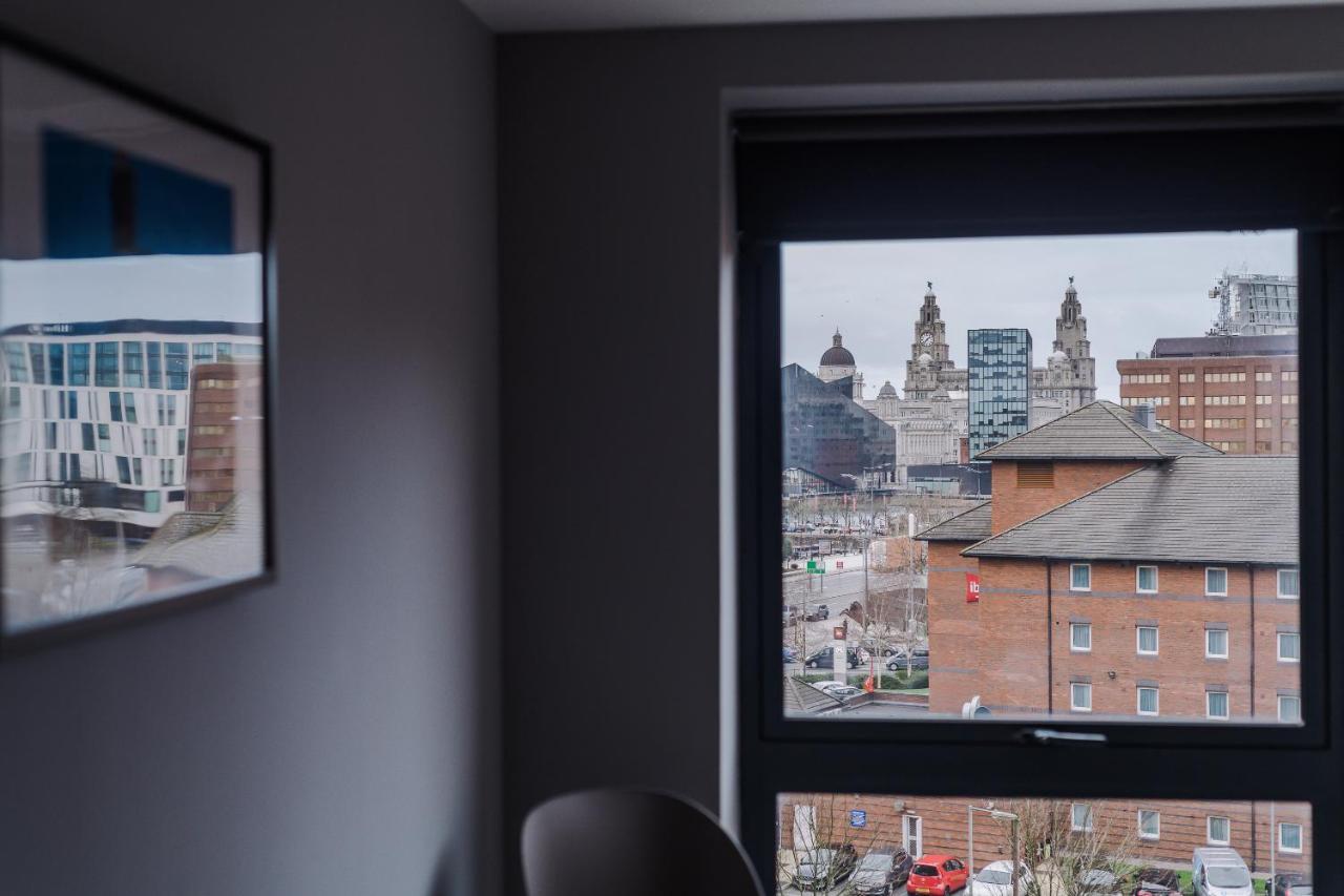 Host Apartments - Contemporary 3 Bed Apt With Balcony - Perfect For Long Stays Liverpool Exteriör bild
