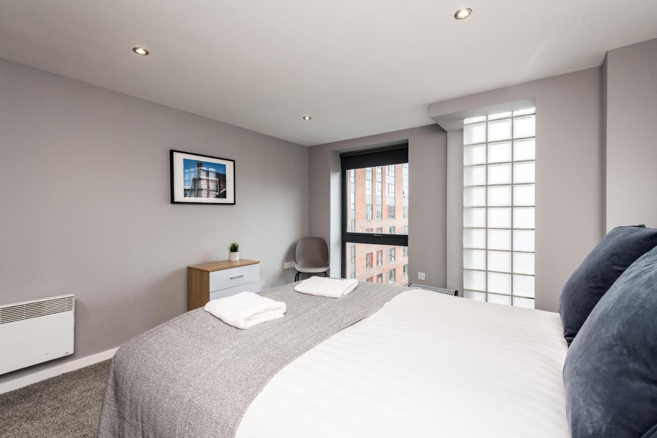 Host Apartments - Contemporary 3 Bed Apt With Balcony - Perfect For Long Stays Liverpool Exteriör bild
